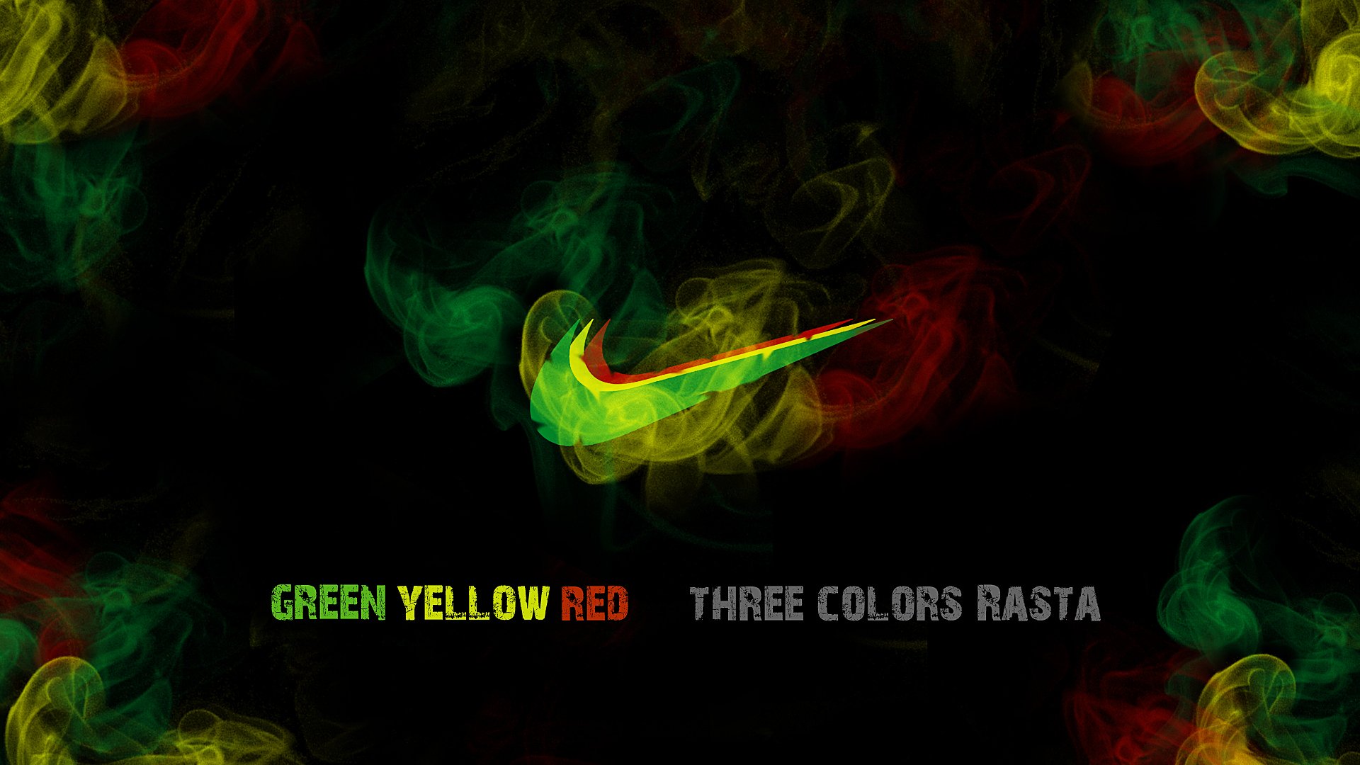 nike rasta ganga smoke anasha nike sport red theme wallpaper reality