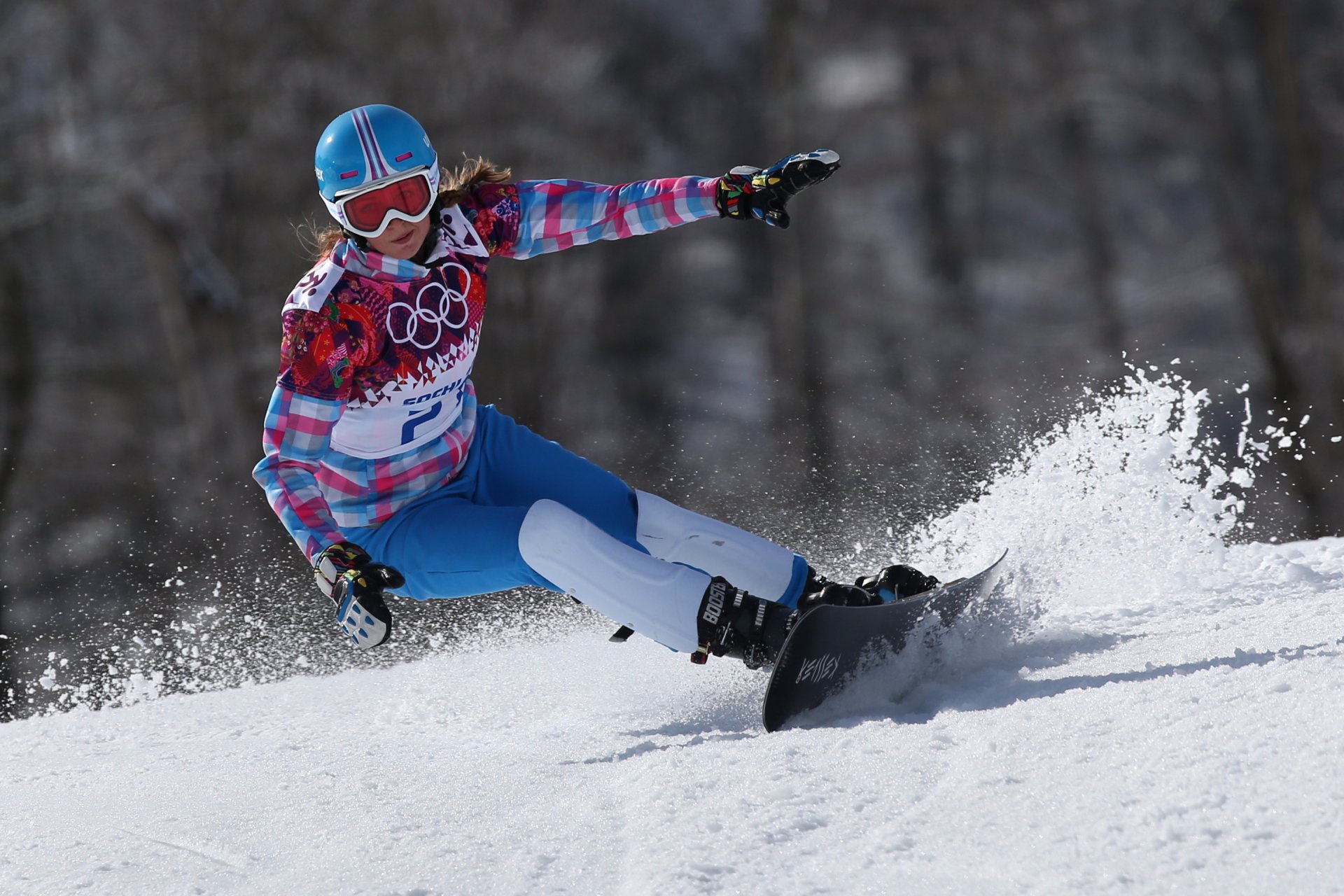 alena zavarzina snowboard: slalom géant parallèle sotchi 2014 xxii jeux olympiques d hiver russie