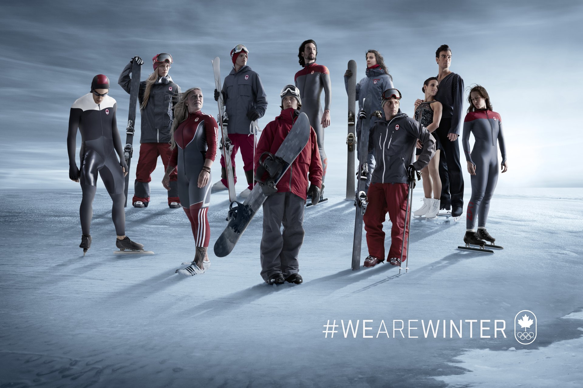 wearewinter invierno canadá equipo olímpico canadiense sochi olímpico canadiense 2014