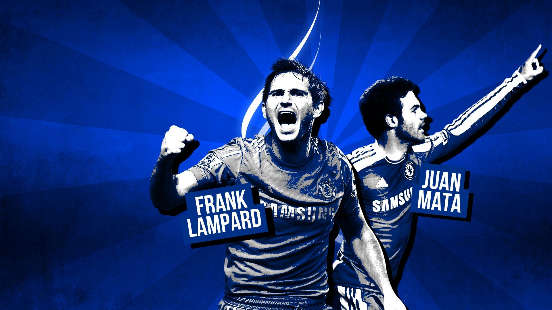 fc chelsea blues frank lampard juan mata