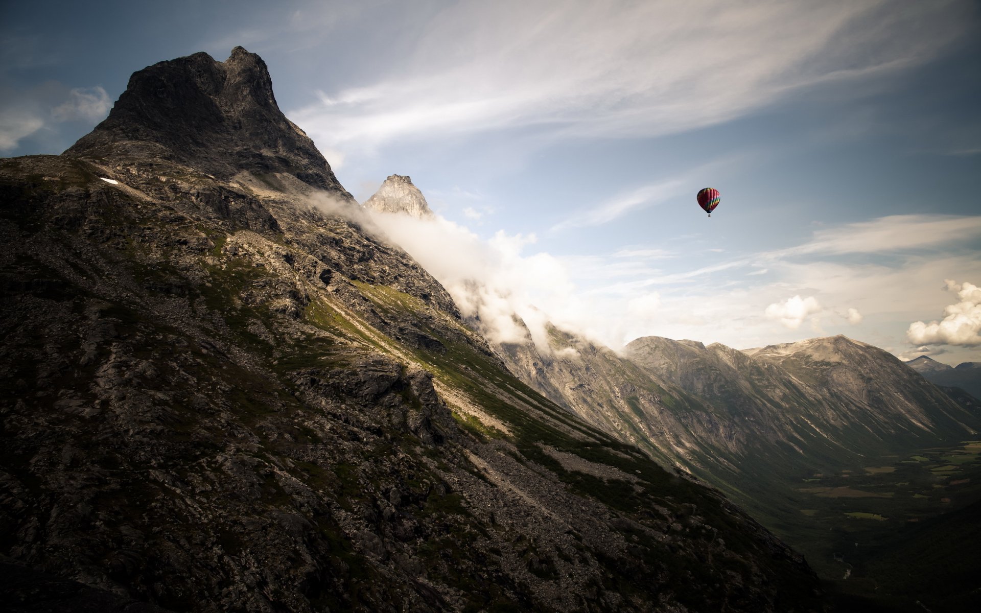 ball berge himmel sport landschaft