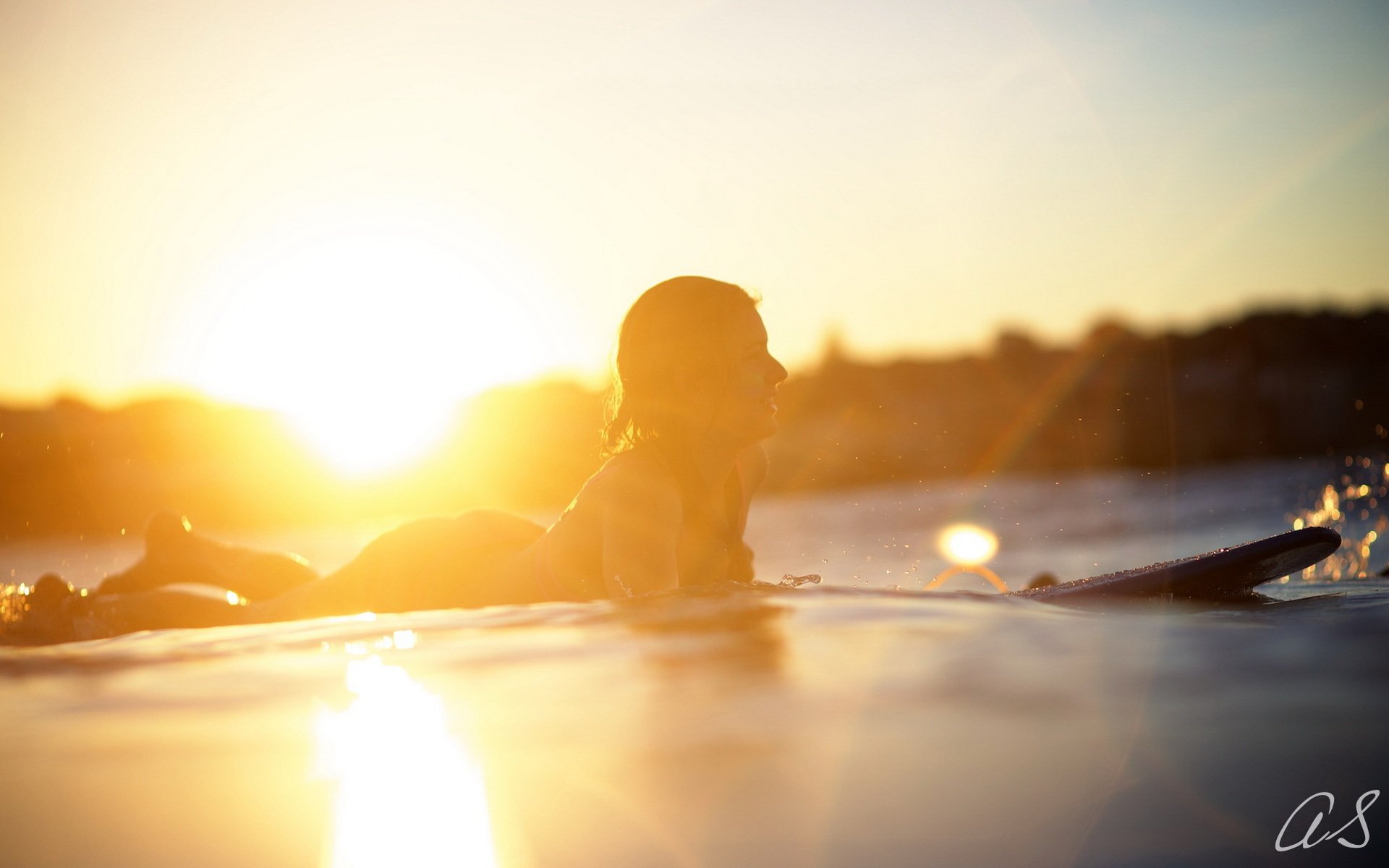 ragazza bordo luce sport