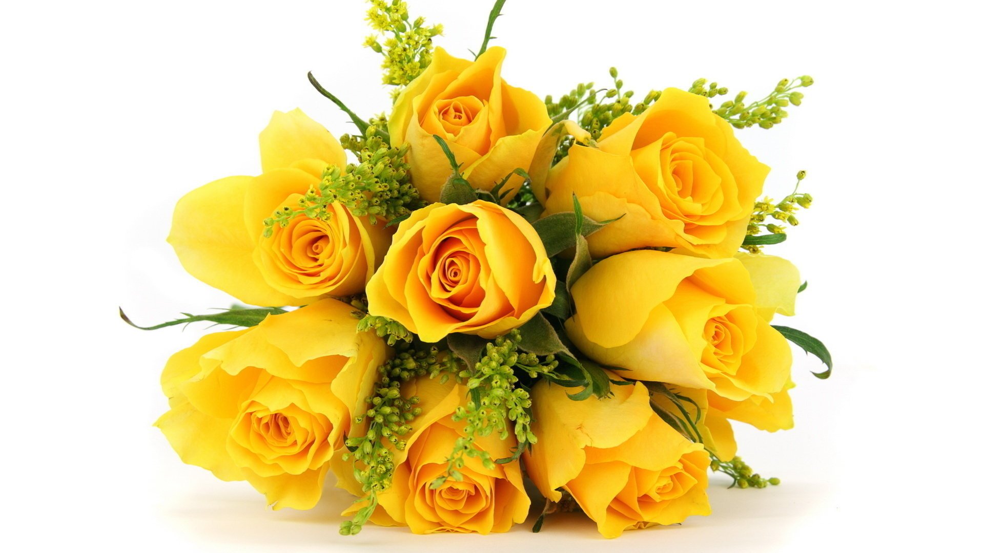 flowers bouquet yellow rose