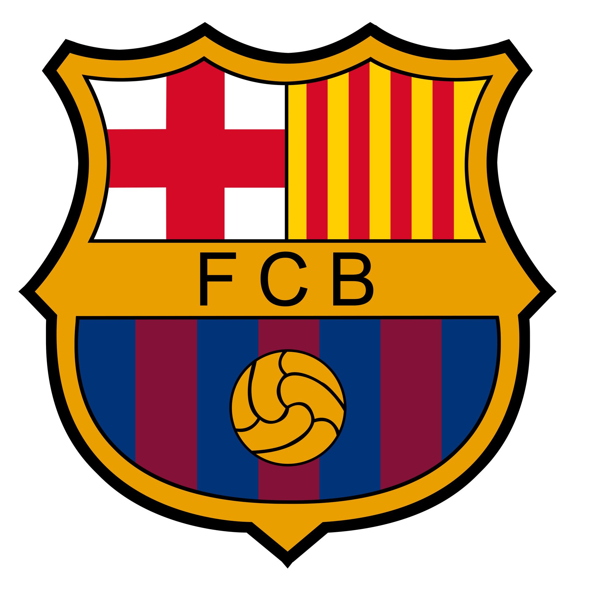 sport calcio club fc barcelona barca emblema