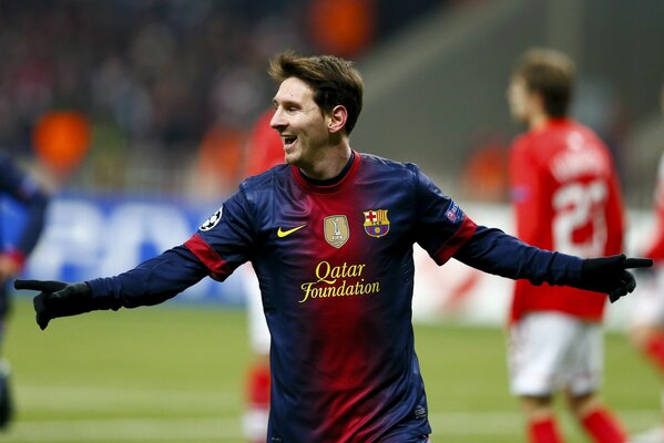 Lionel Messi en la Champions