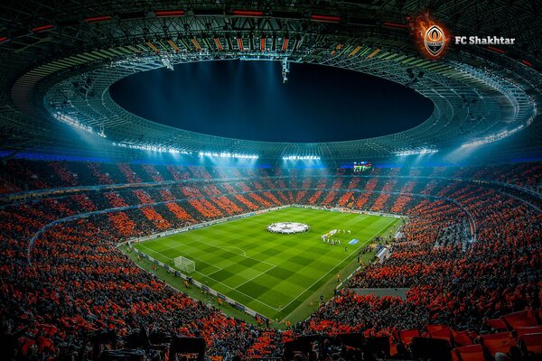 Football team Shakhtar Stadium