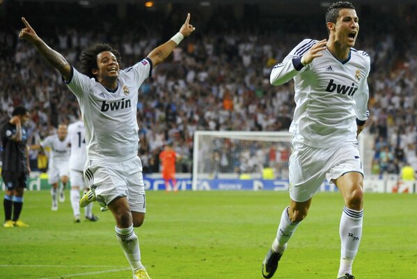 Ronaldo plays for Real Madrid 2012