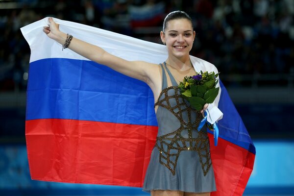 La campeona olímpica Adelina sotnikova
