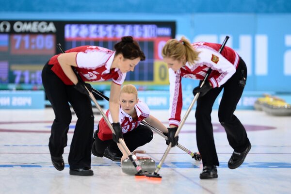 Olympische Winterspiele , Curling , Mädchen