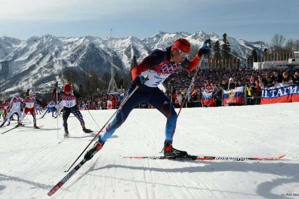 Ski races of the Olympic Games