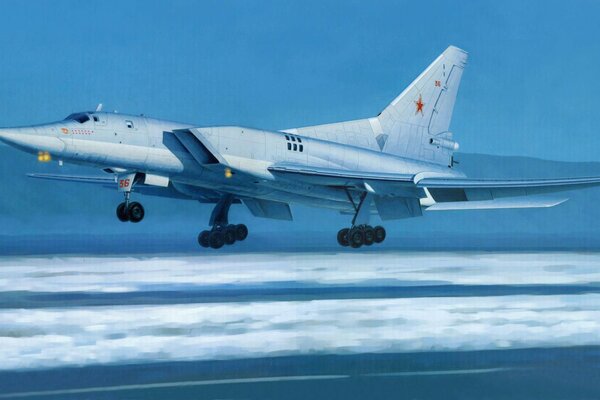 Bombardiere militare russo in prima linea Tu-22M3