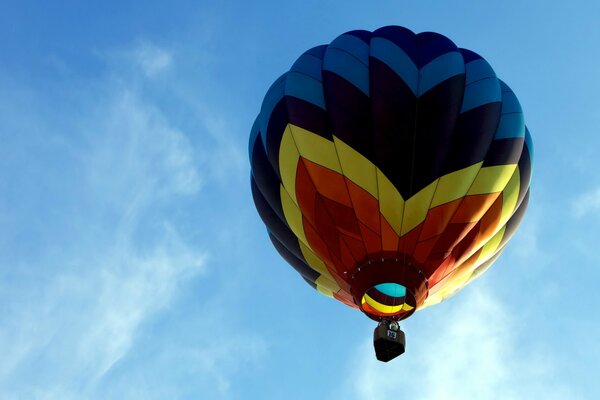 Sports ball in the sky