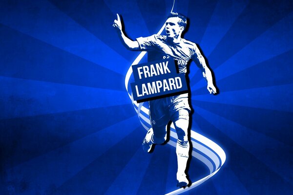 Disegno blu di Frank Lampard