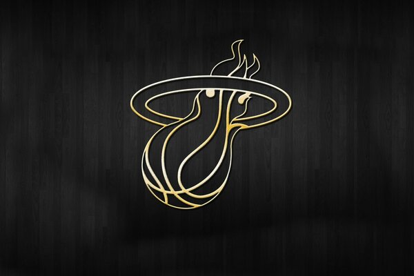 Miami NBA Gold logo