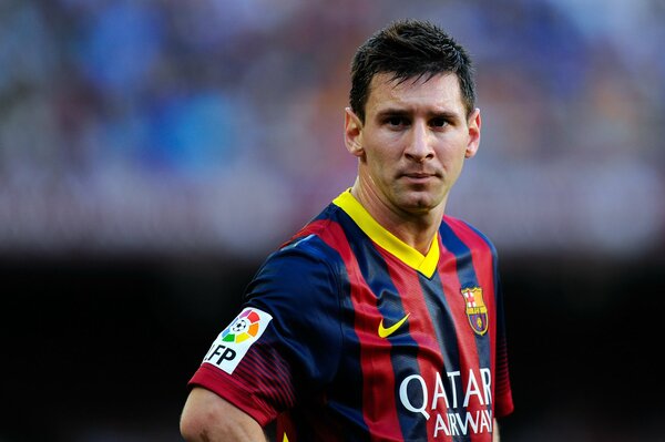 FC Barcelona player in nike uniform