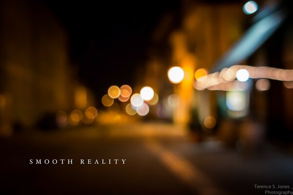 Night street photography with bokeh exposure illustration