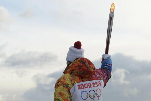 Torch of the Olympic Games , Russia