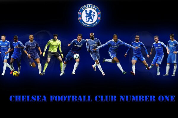 Emblema della squadra numero uno del Chelsea