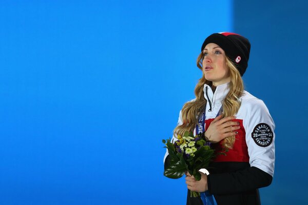 The Olympic champion expressed joy and pride