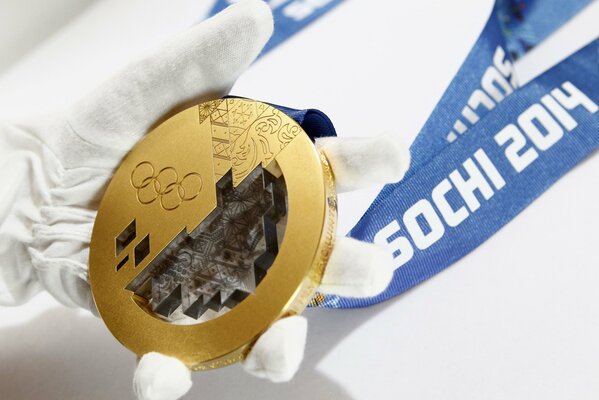 Soczi 2014 Olimpiada złota midal
