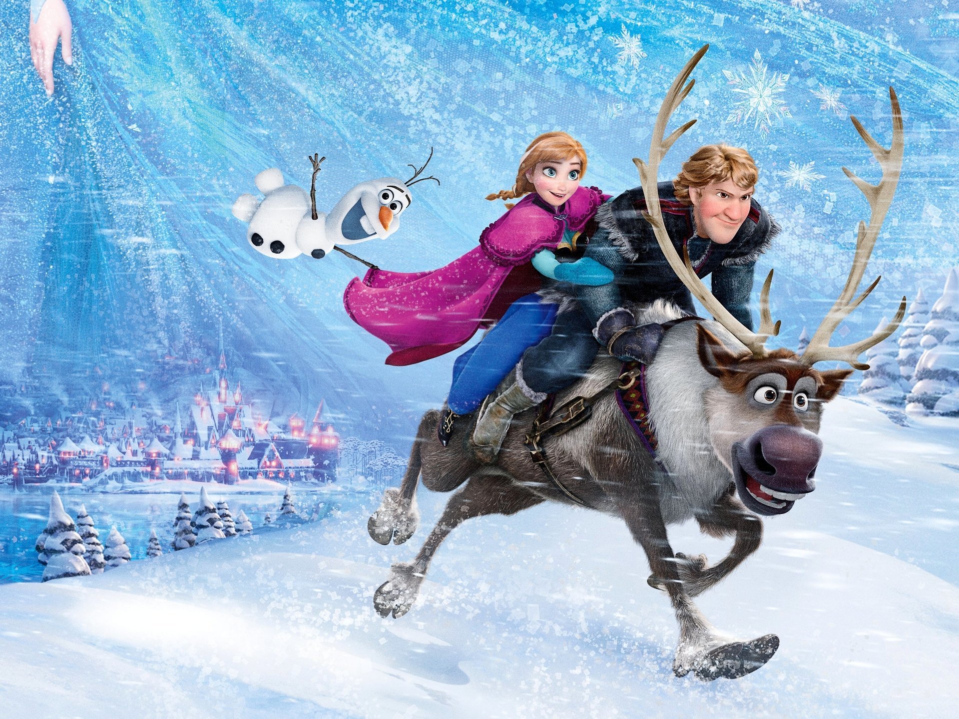 kraina lodu sven olaf kristoff arendelle 2013 walt disney anna frozen