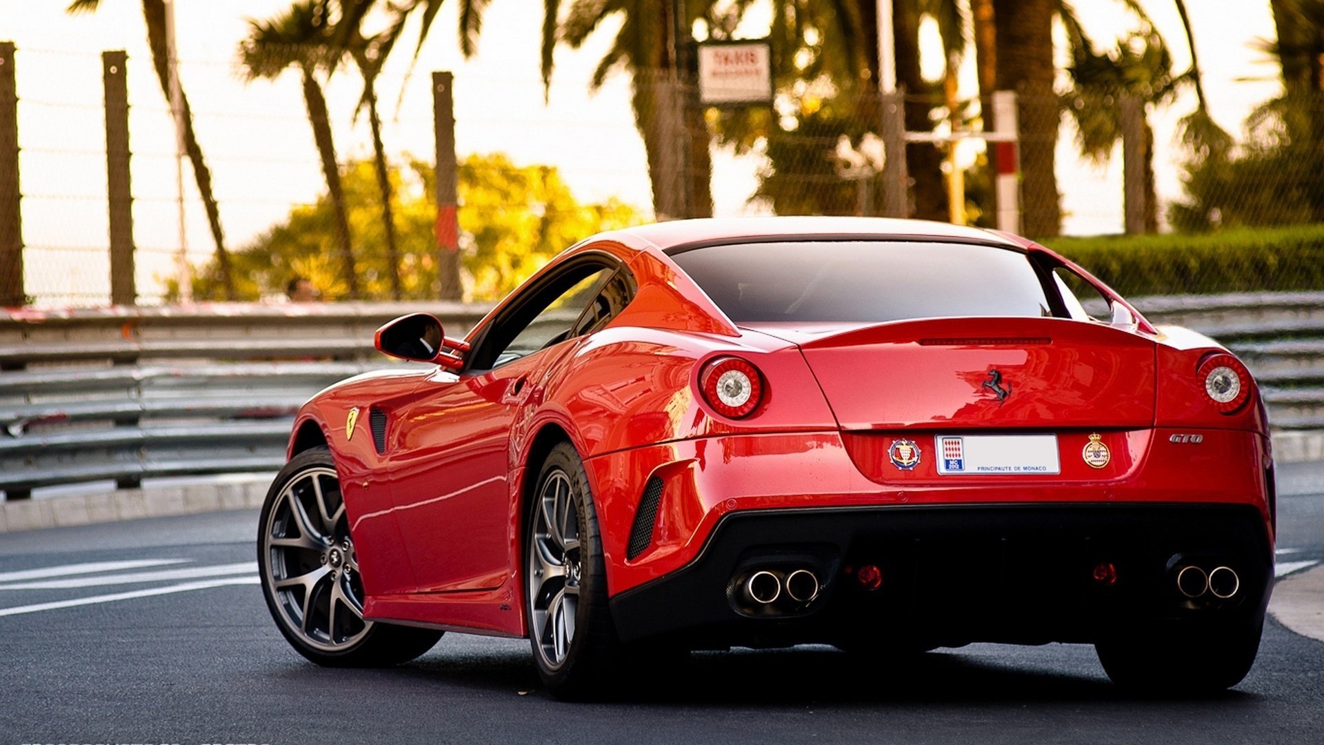 ferrari gto sun sportcar машина красная феррари 599 red