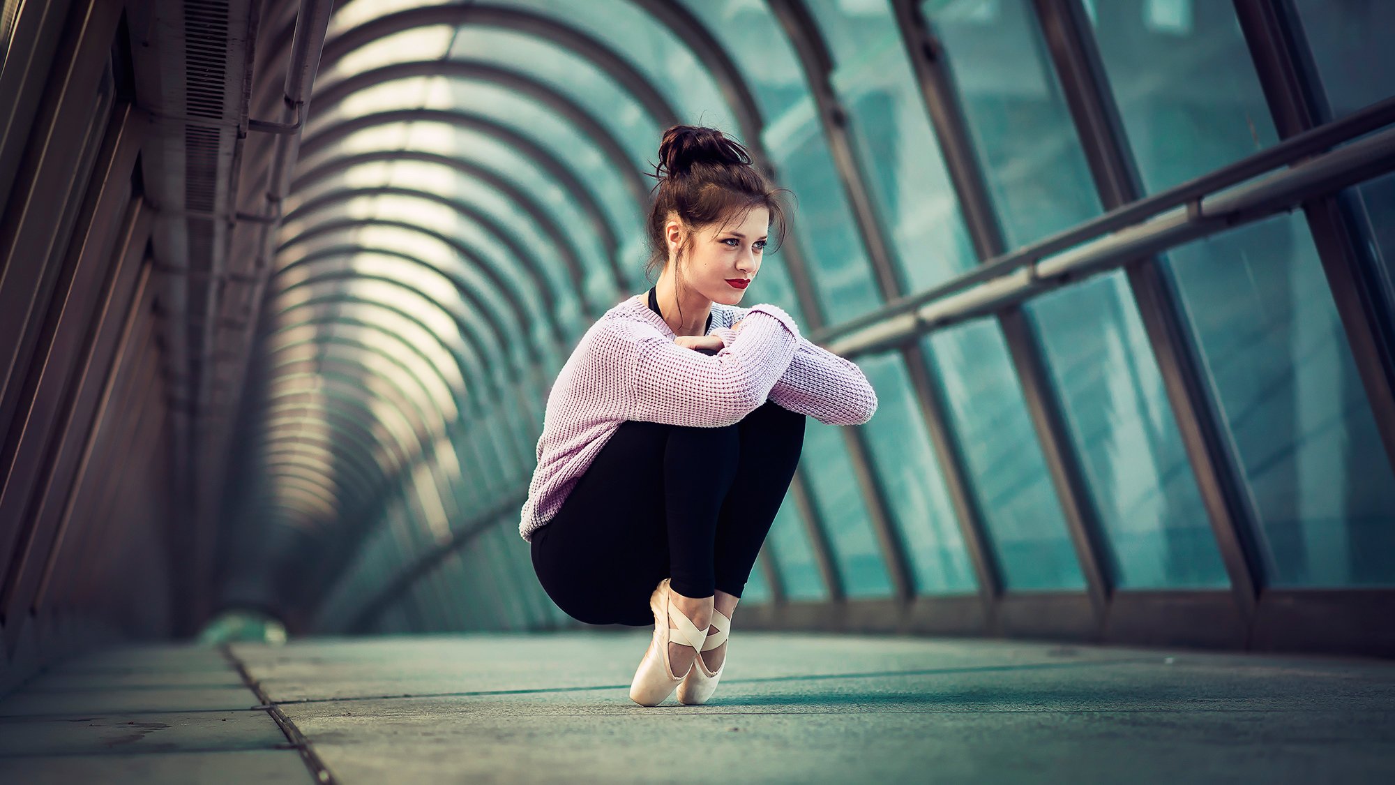 ballerina spitzenschuhe anmut trikot stadt