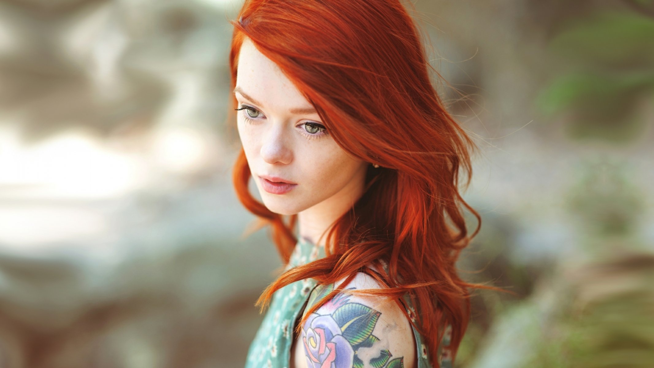 rousse tatouage maquillage