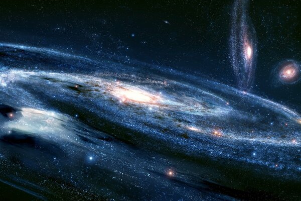 Mgławica Andromedy gwiezdna galaktyka