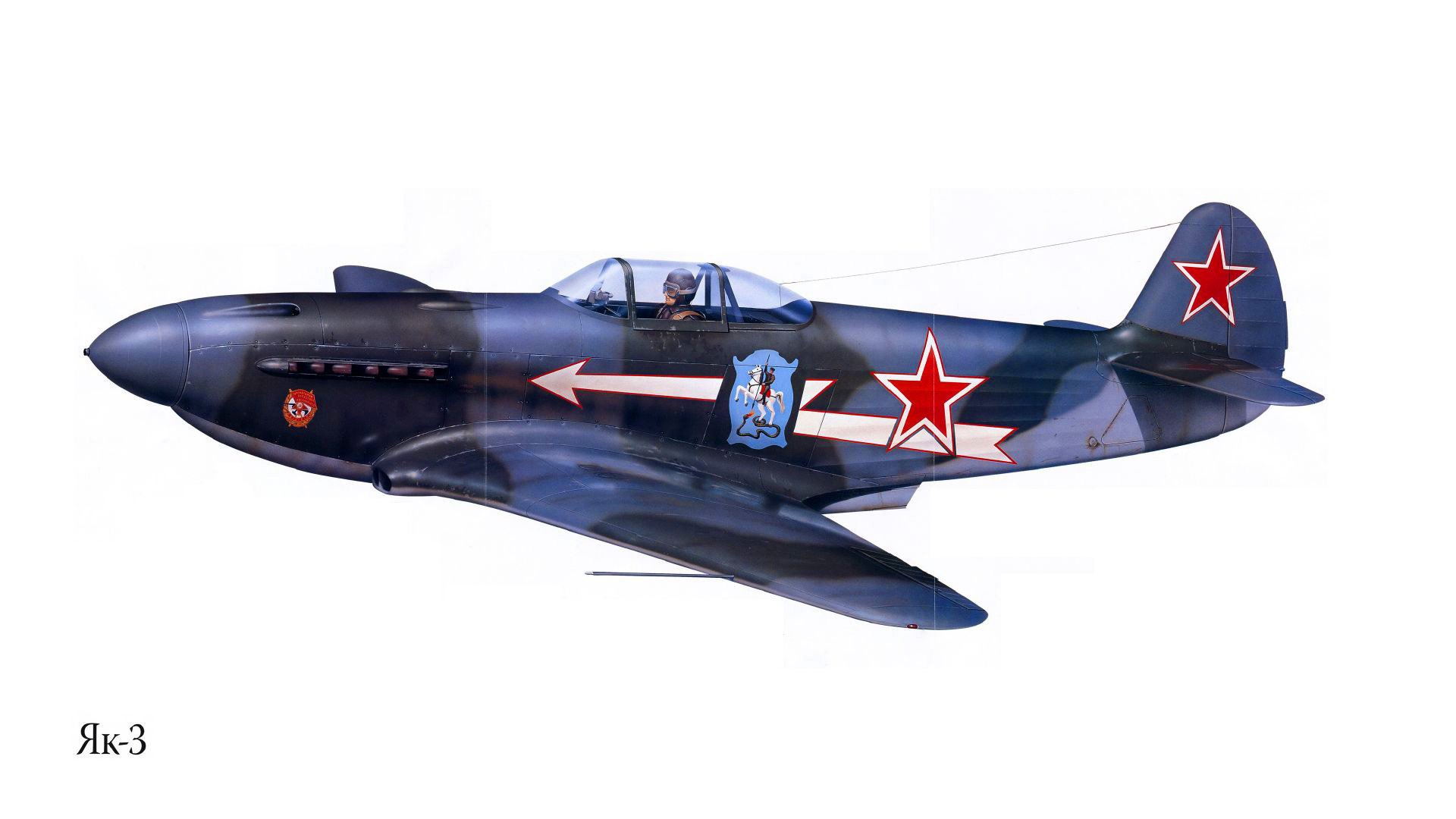 yak-3 urss luchador figura avión