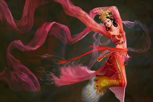 Wind dance diao chanii