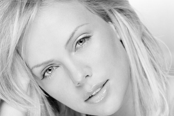 South African and American actress and producer Charlize Theron. Beautiful woman Charlize Theron