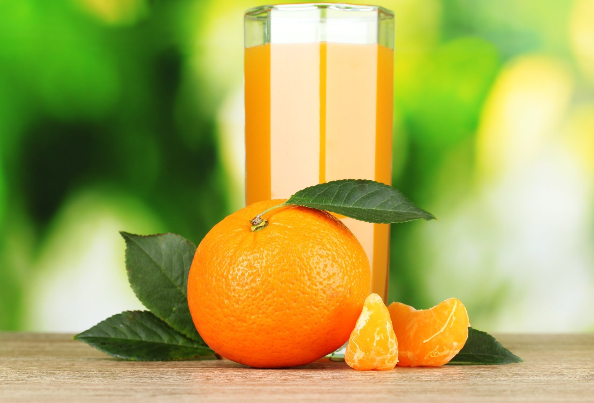 naranja mandarina cítricos jugo vaso