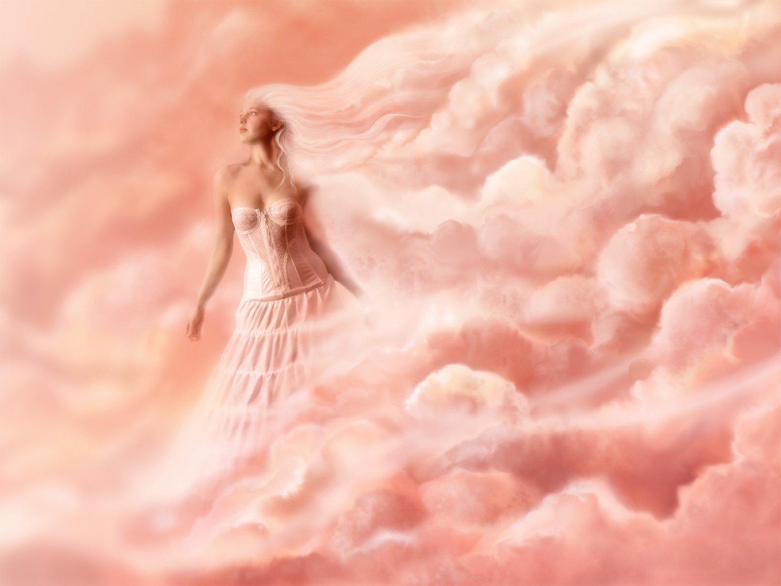 nuages rose femmes