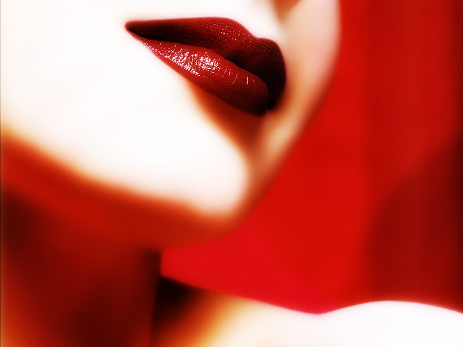 labbra rosso rossetto