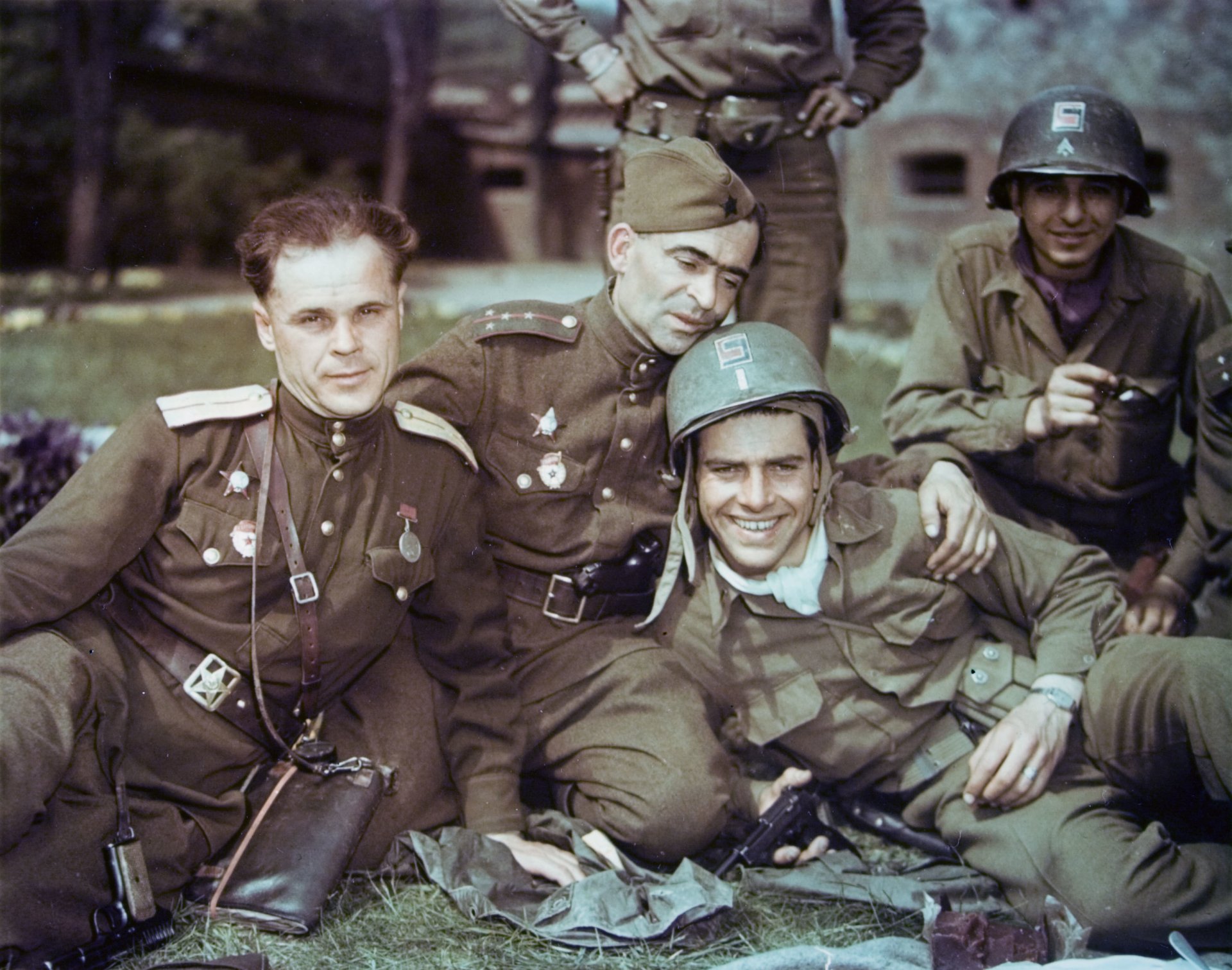 männer soldaten uniform auszeichnungen udssr usa