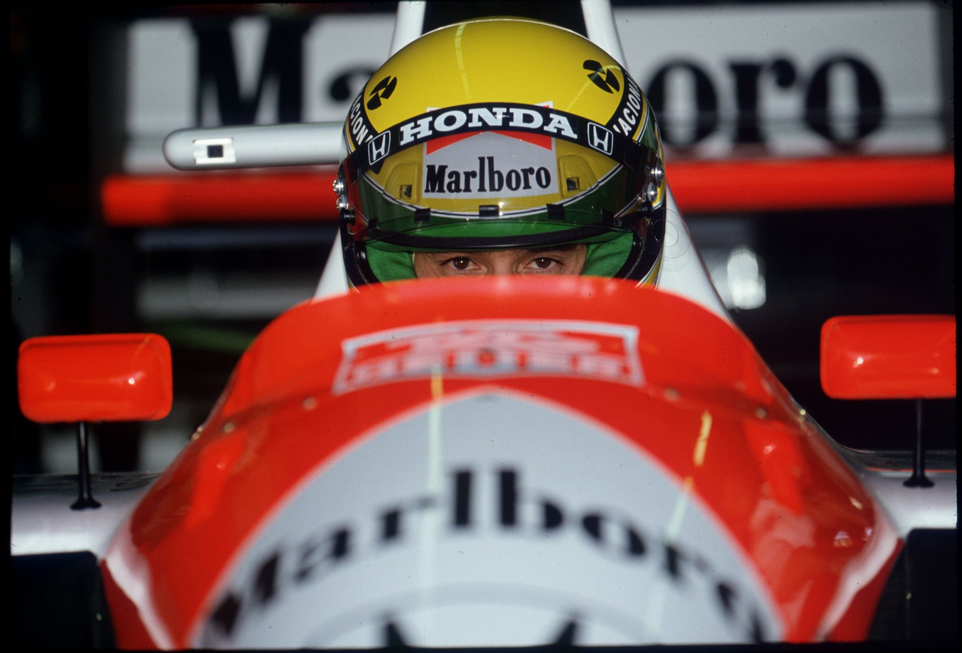 ayrton senna senna ayrton grande pilota rain man formula uno f1 mclaren 1991 usa phoenix gp