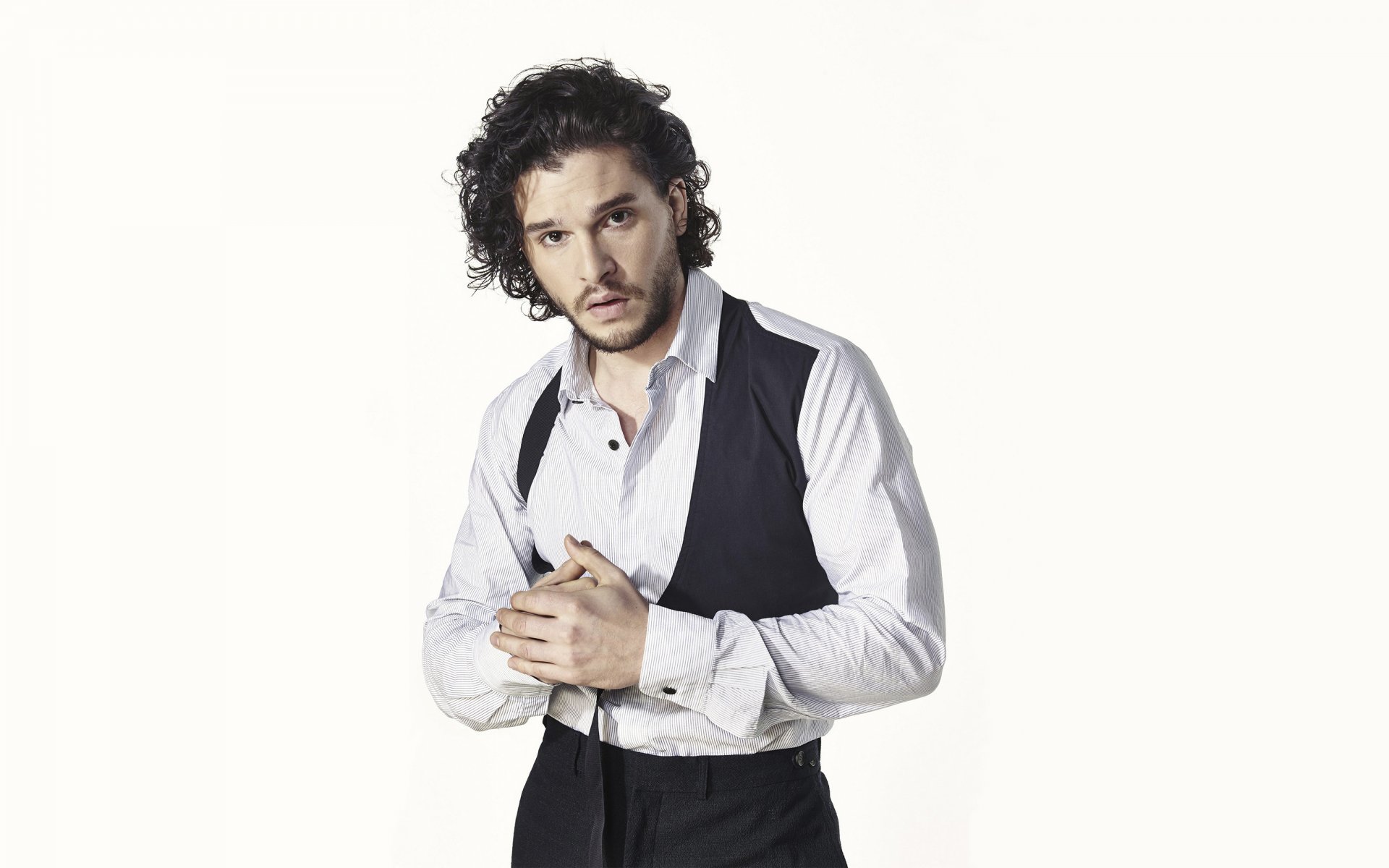 kit harington kit harrington acteur chemise fond blanc photographe dean chalkley journal observateur 2015