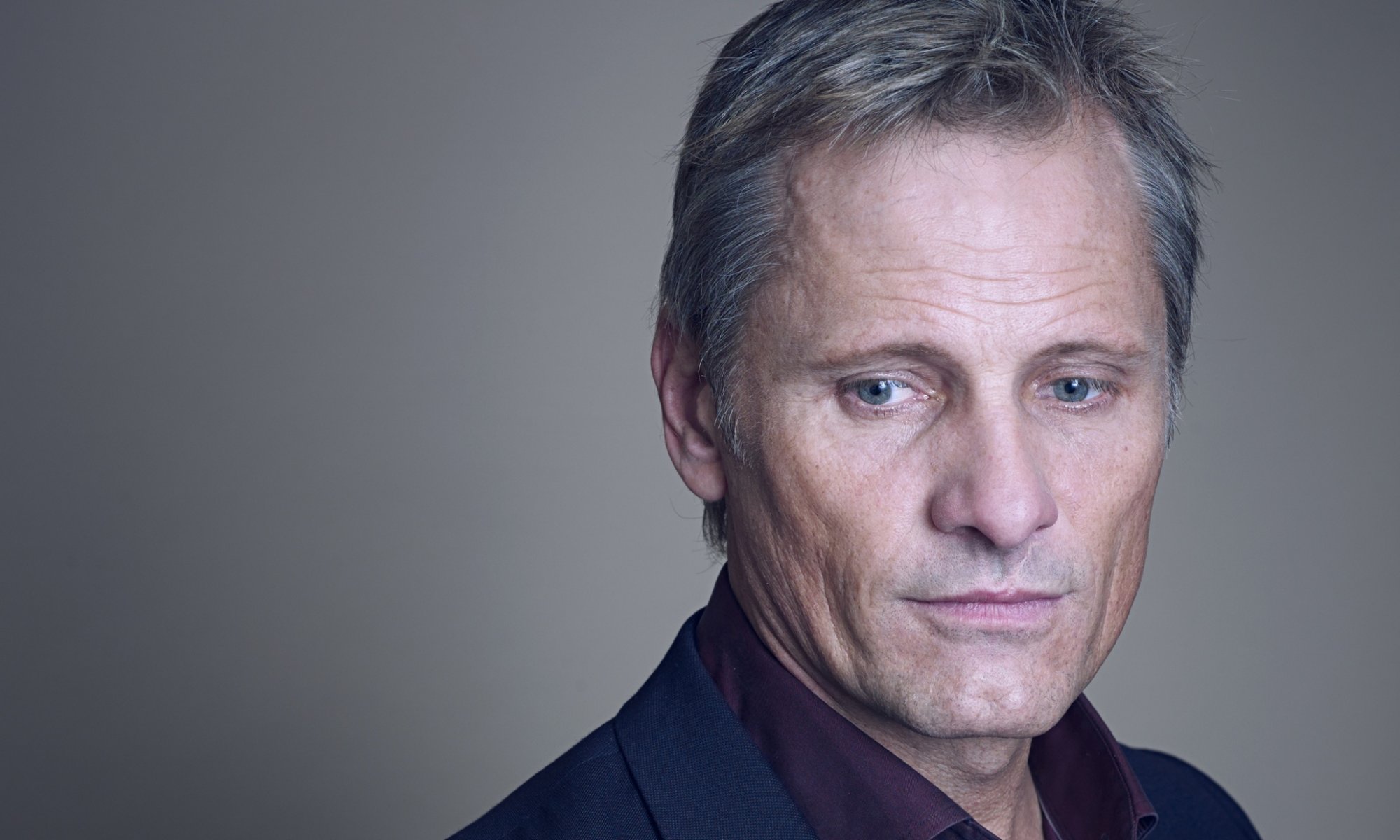 viggo mortensen aktor twarz portret