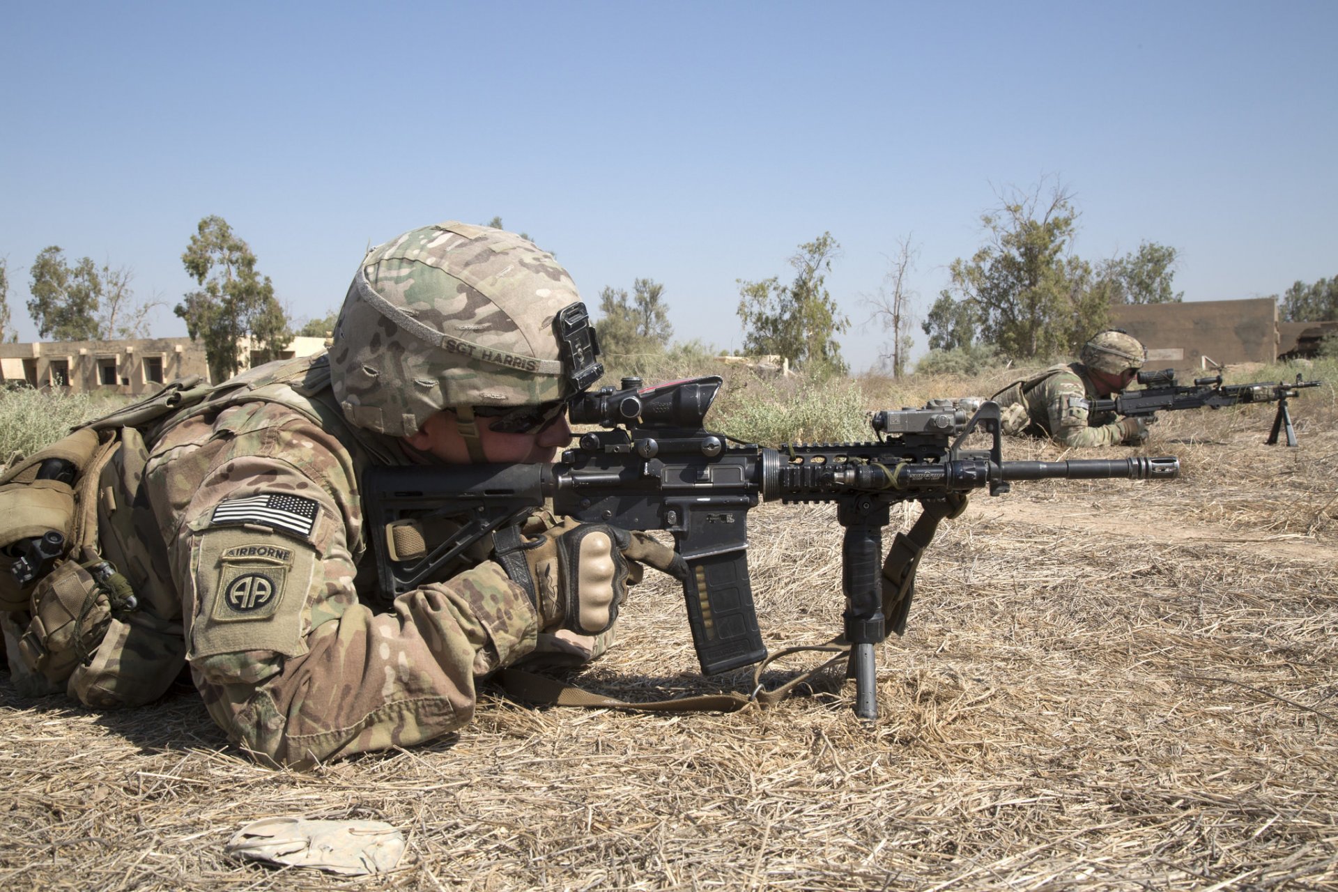 ejército de los estados unidos soldado armas