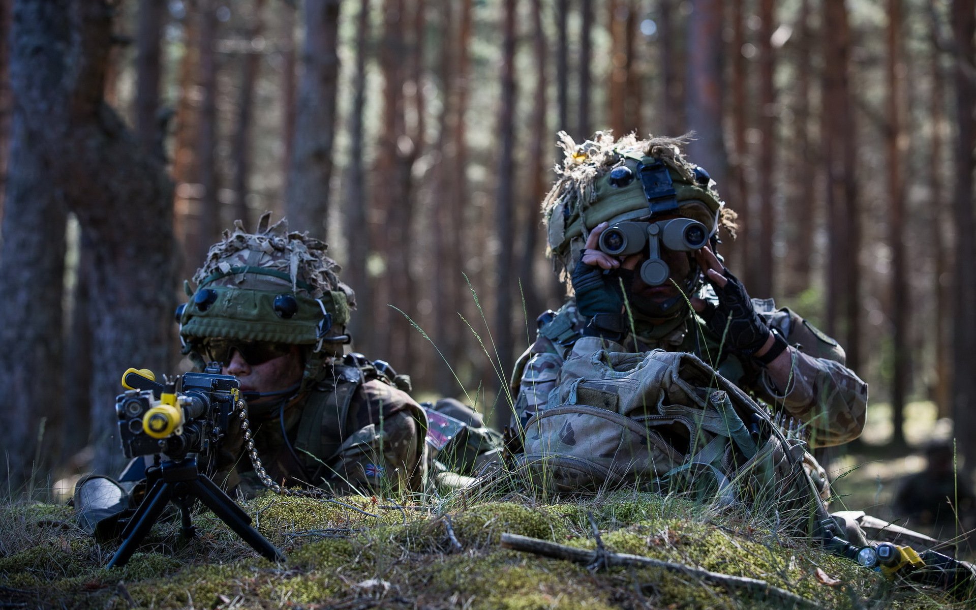 soldados ejército armas