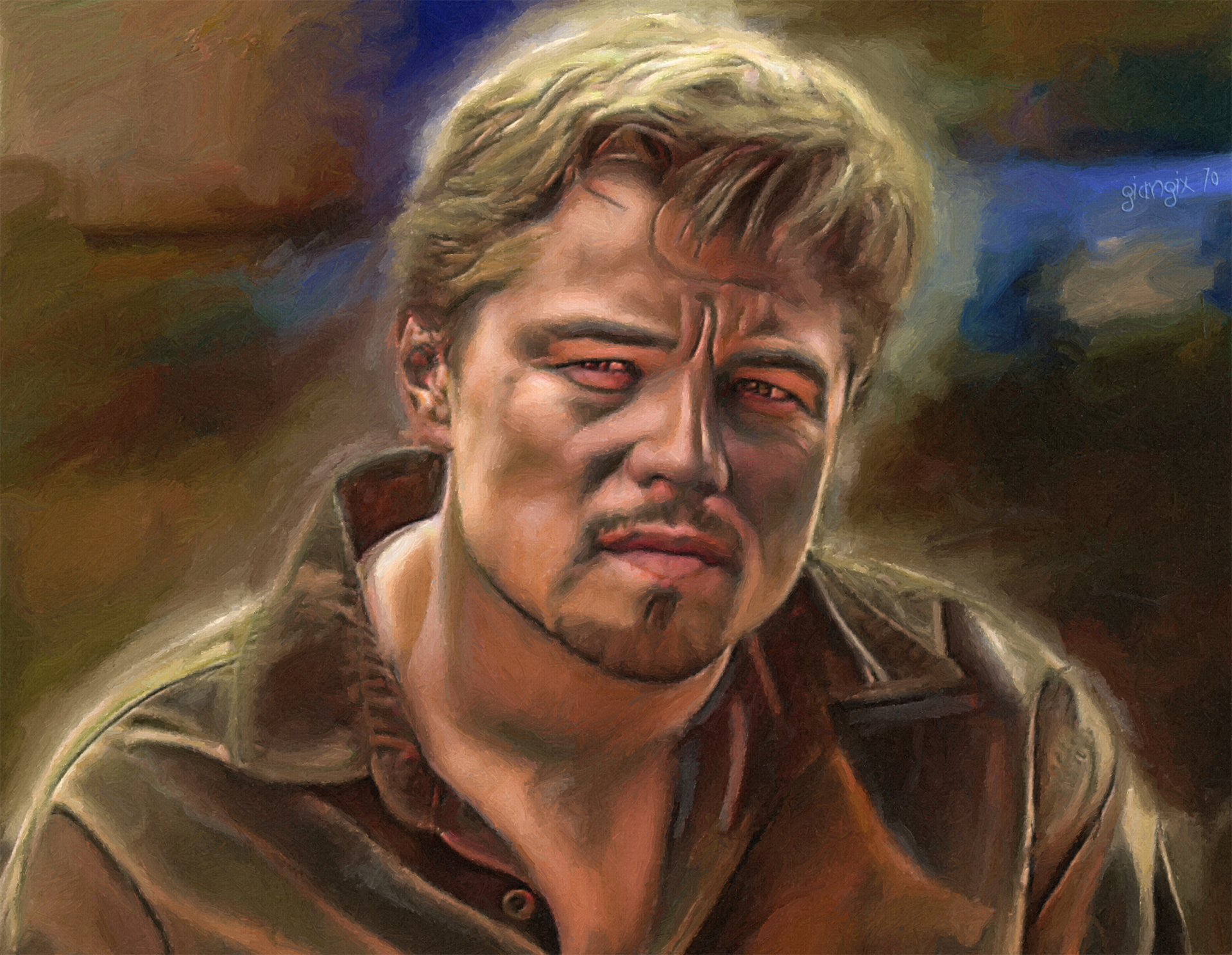 leonardo dicaprio leonardo dicaprio acteur portrait art dessin