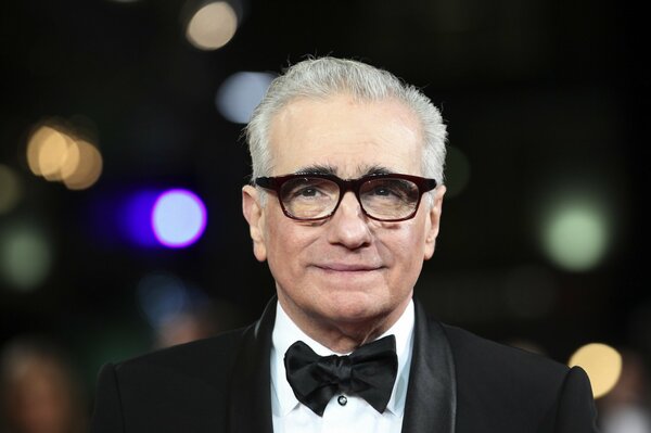 Reżyser Martin Scorsese w okularach