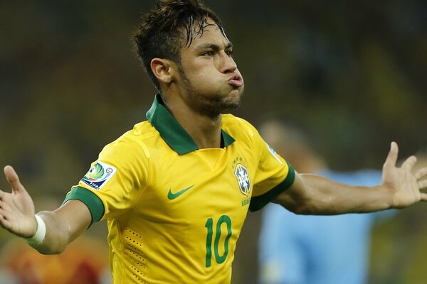 Calciatore Neymar dal Brasile