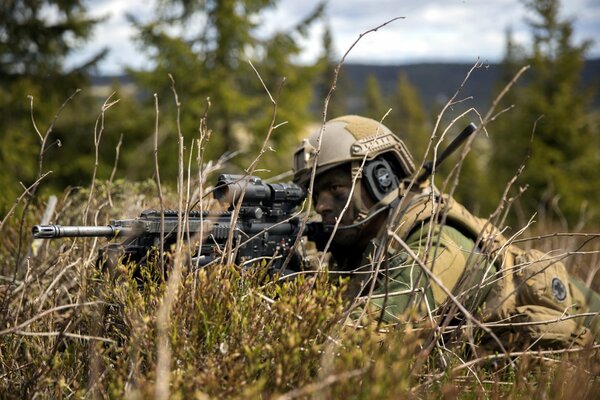 Soldado del ejército Noruego