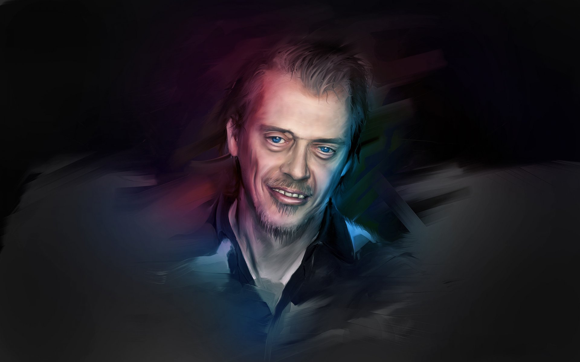 art steve buscemi blauäugig blick