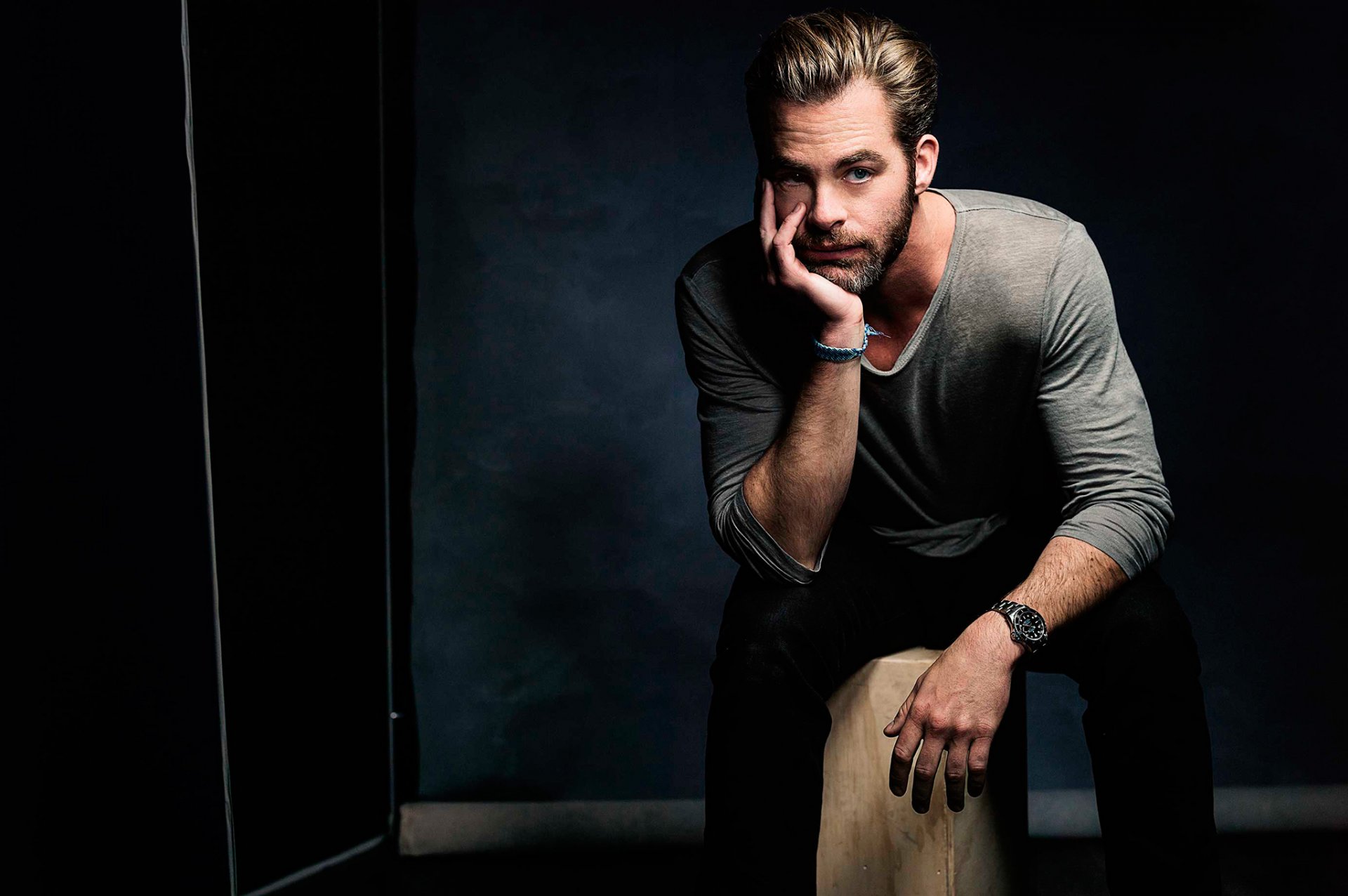 chris pine photoshoot for the film z for zachariah z-mean zacharia