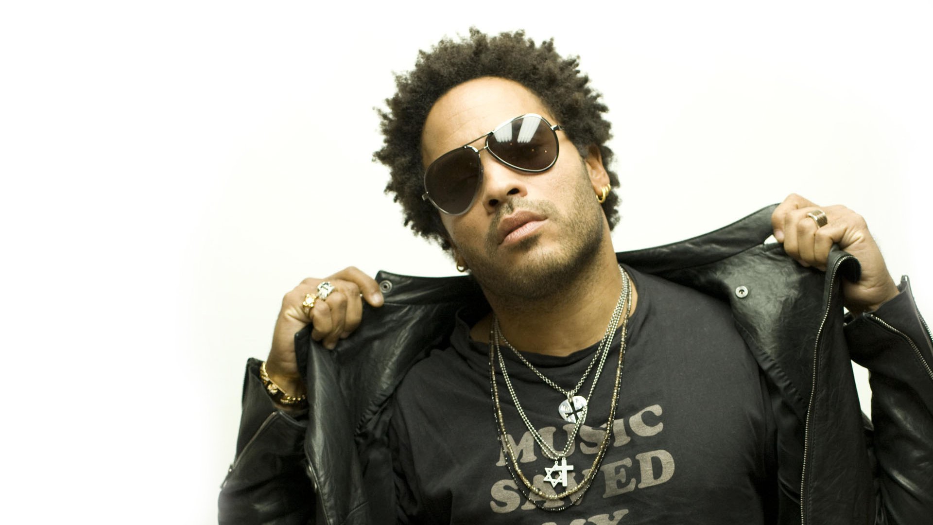 lenny kravitz homme musicien chanteur lunettes fond