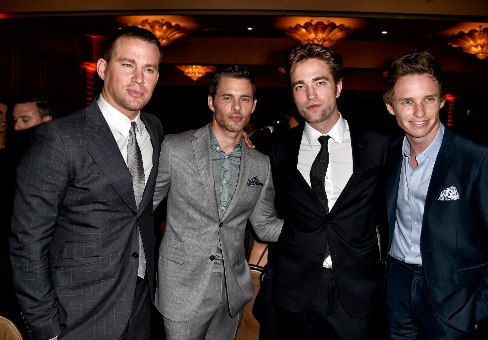 channing tatum james marsden robert pattinson eddie redmayne aktorzy