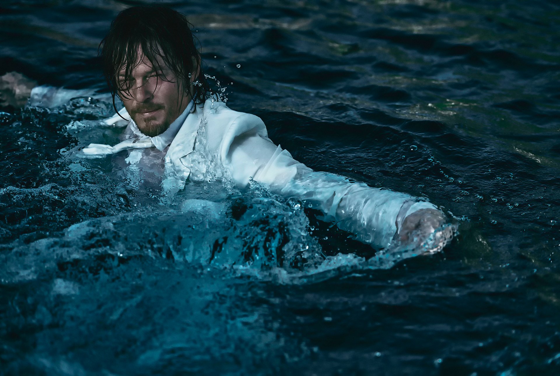 norman reedus sesión de fotos flaunt 2015